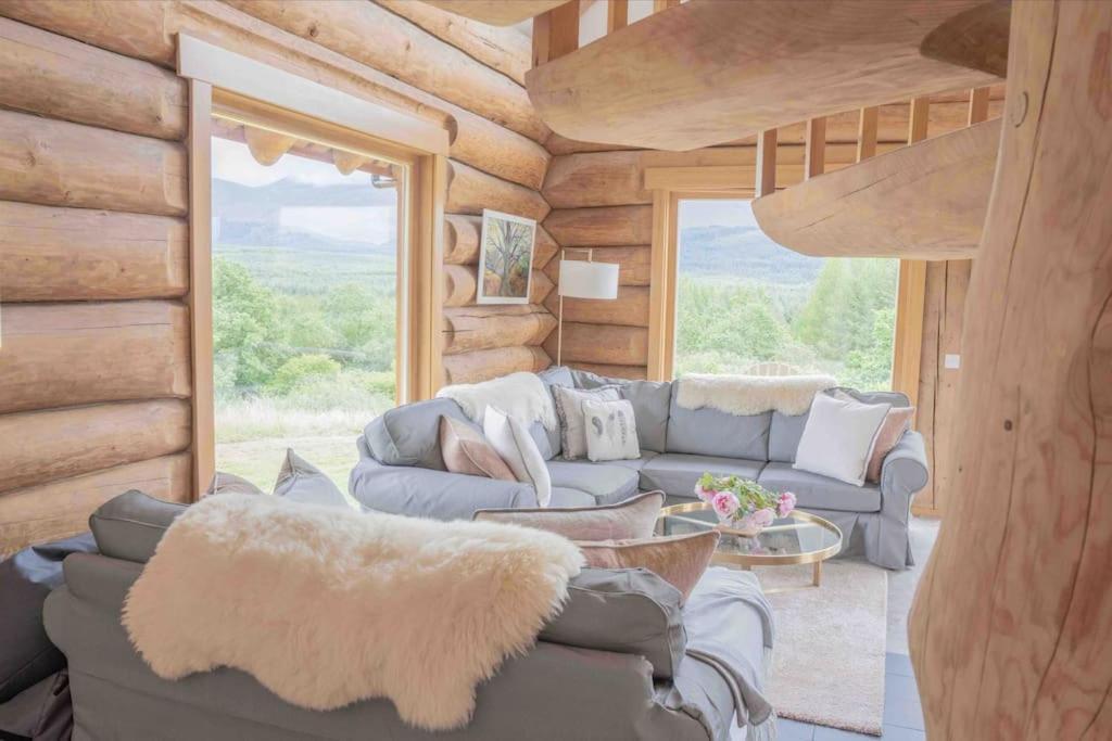 Wild Nurture Eco Luxury Offgrid Log Cabin Fort William Dış mekan fotoğraf