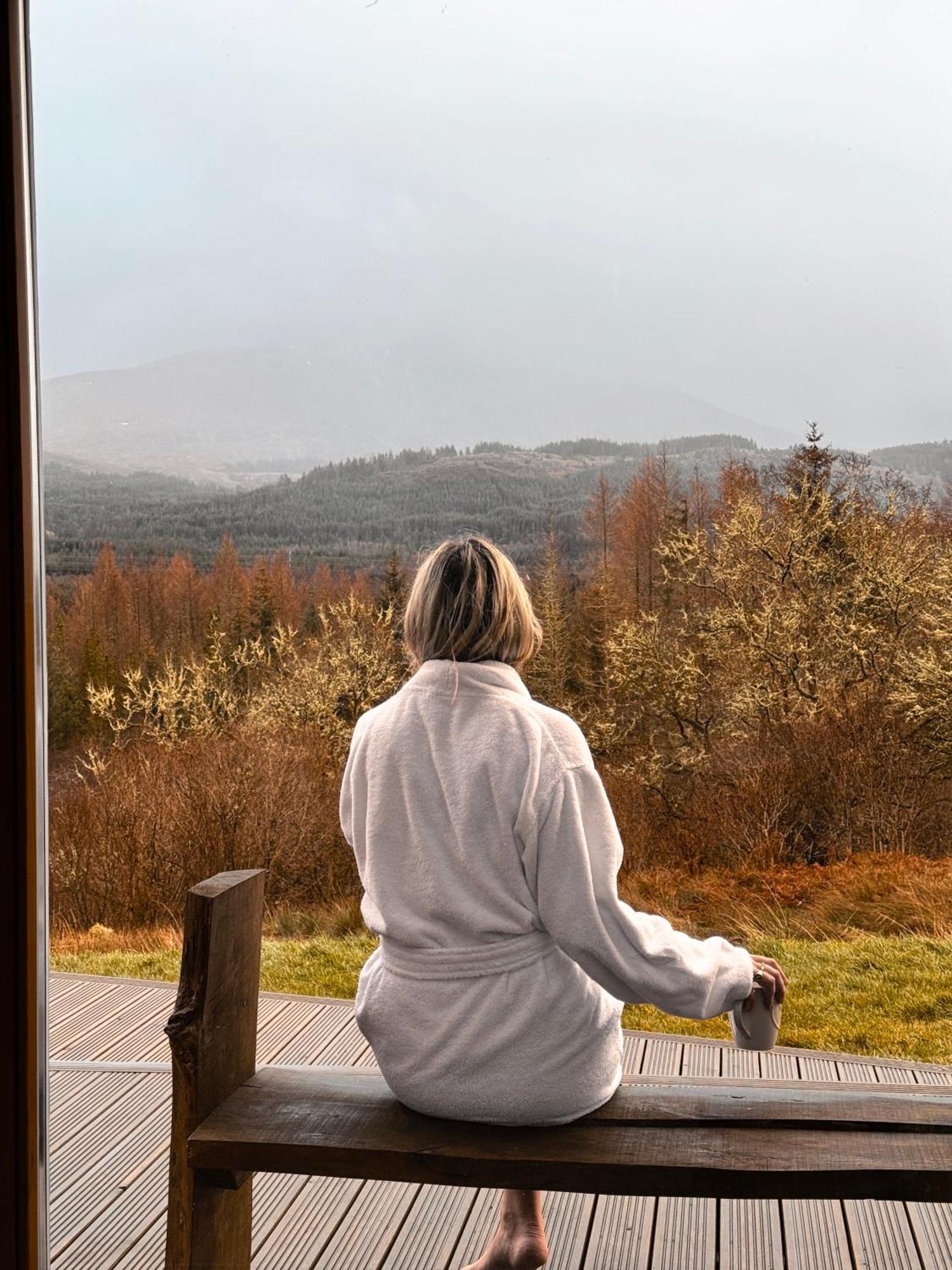 Wild Nurture Eco Luxury Offgrid Log Cabin Fort William Dış mekan fotoğraf